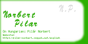 norbert pilar business card